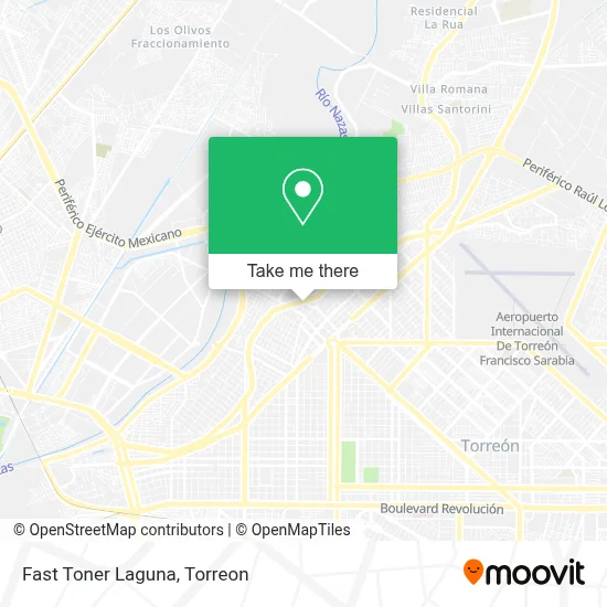 Fast Toner Laguna map