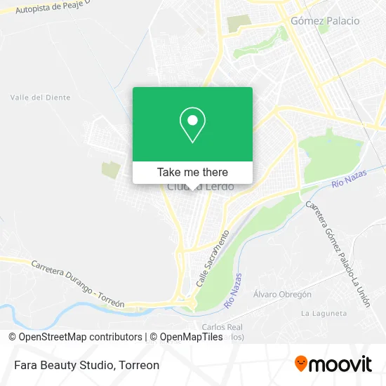 Fara Beauty Studio map