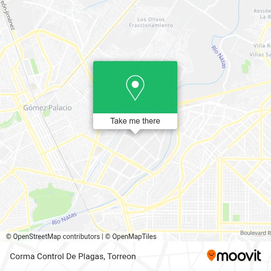 Corma Control De Plagas map