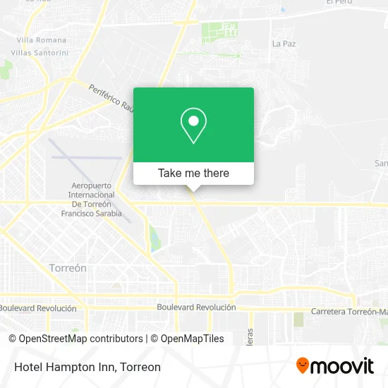 Hotel Hampton Inn map