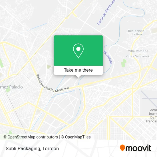 Subli Packaging map