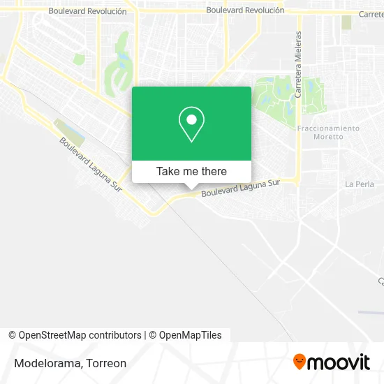 Modelorama map