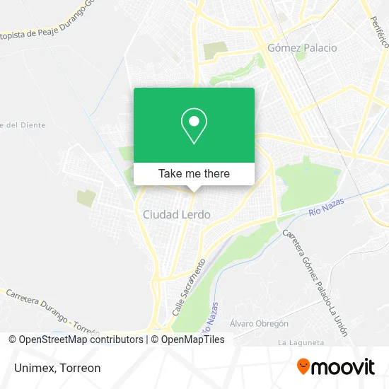 Unimex map
