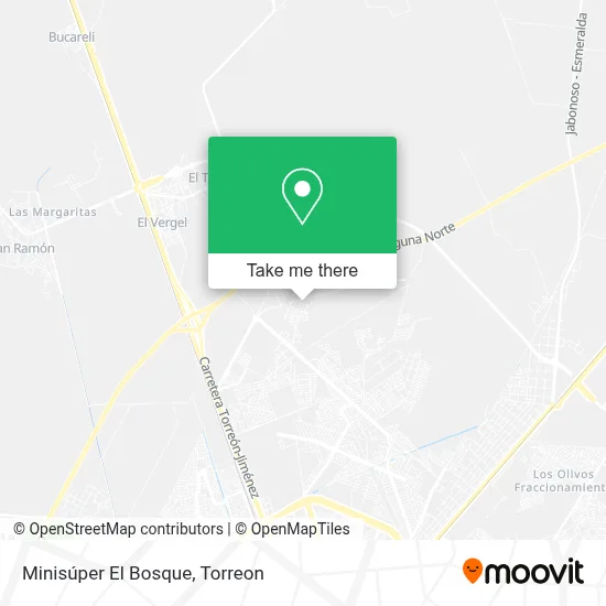 Minisúper El Bosque map