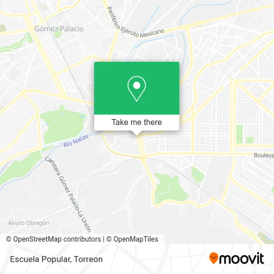 Escuela Popular map