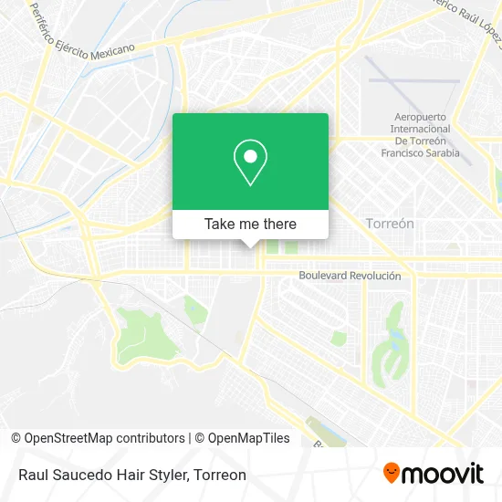 Raul Saucedo Hair Styler map