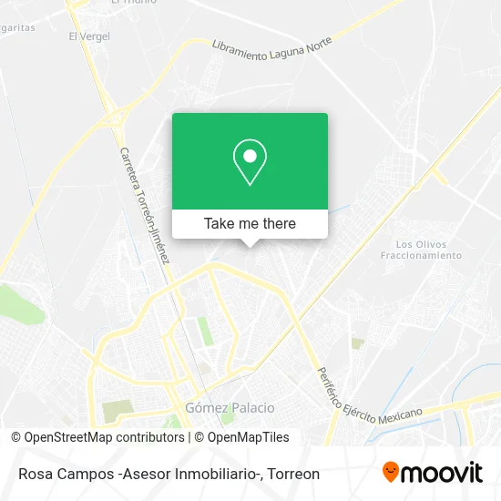 Rosa Campos -Asesor Inmobiliario- map