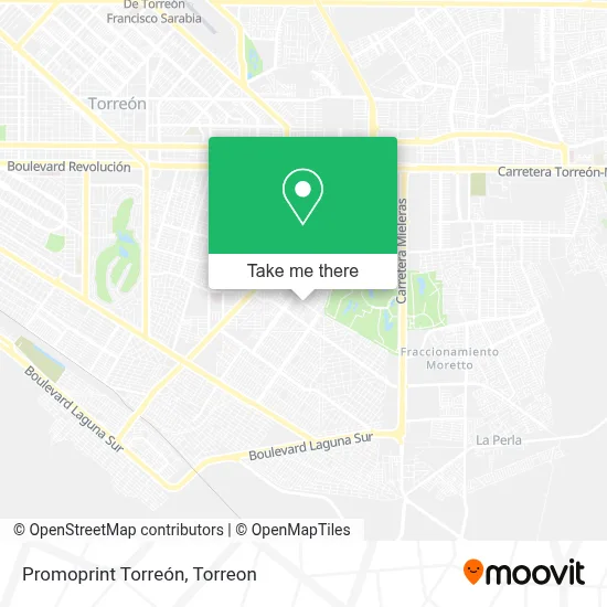 Promoprint Torreón map