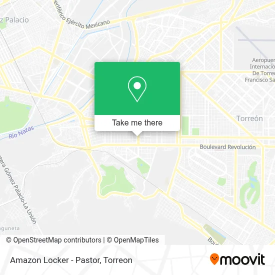 Amazon Locker - Pastor map