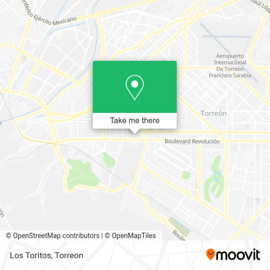 Los Toritos map