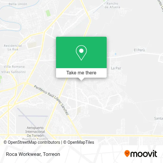 Roca Workwear map