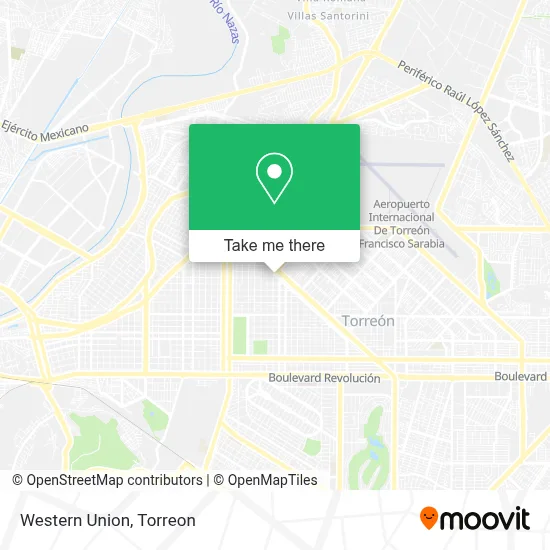 Western Union map