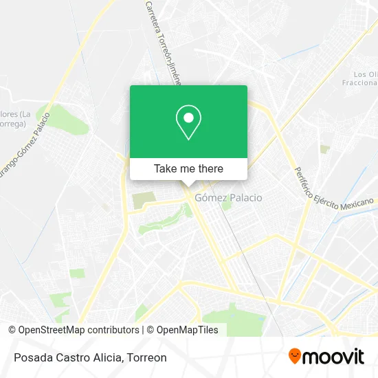 Posada Castro Alicia map