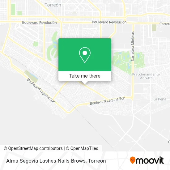 Alma Segovia Lashes-Nails-Brows map