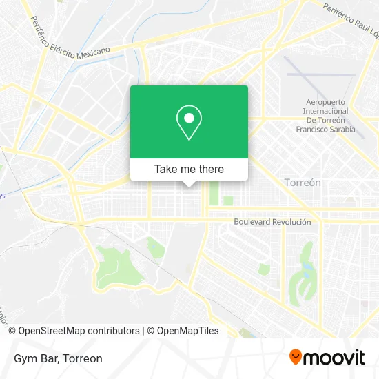 Gym Bar map