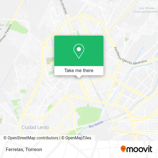 Ferrelas map