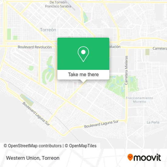 Western Union map