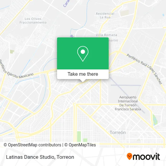Latinas Dance Studio map