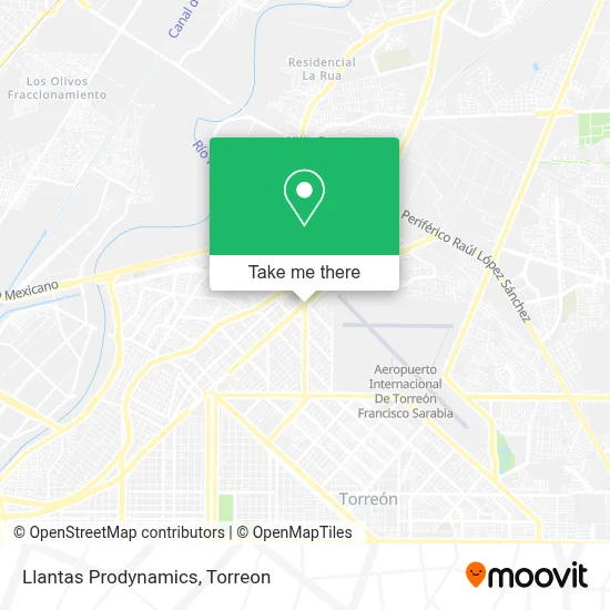 Llantas Prodynamics map