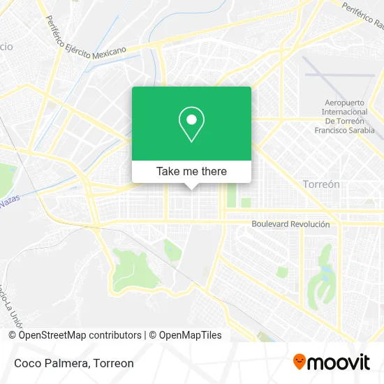 Coco Palmera map
