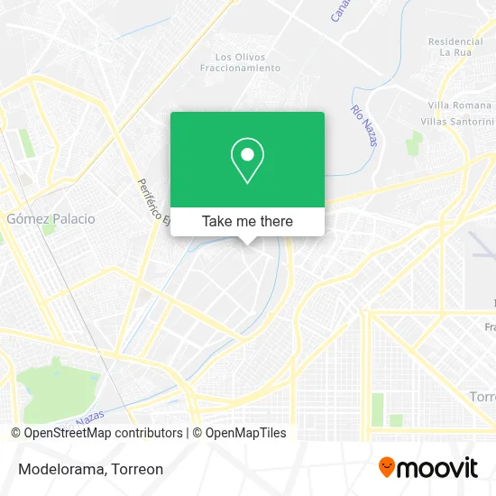 Modelorama map