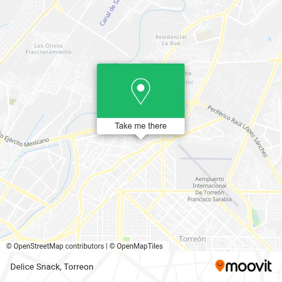 Delice Snack map