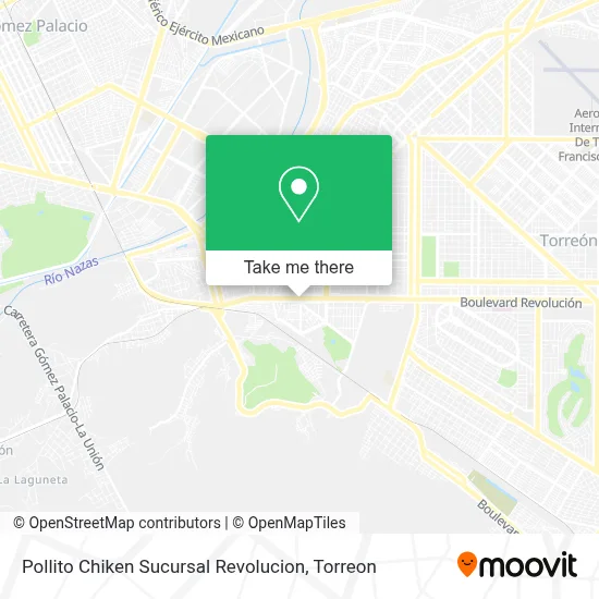 Pollito Chiken Sucursal Revolucion map