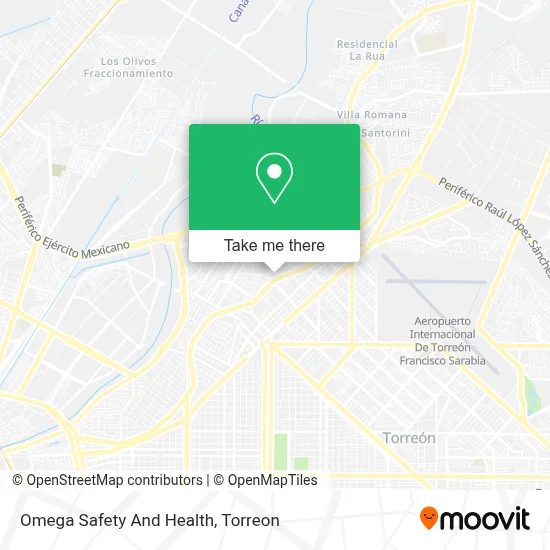 Omega Safety And Health map