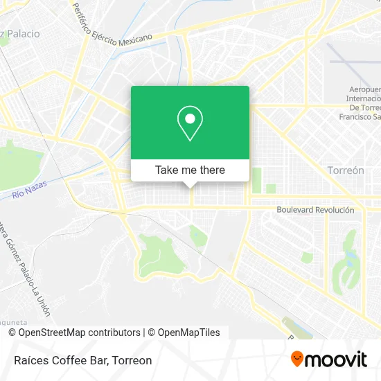 Raíces Coffee Bar map