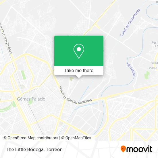 La Bodeguita map