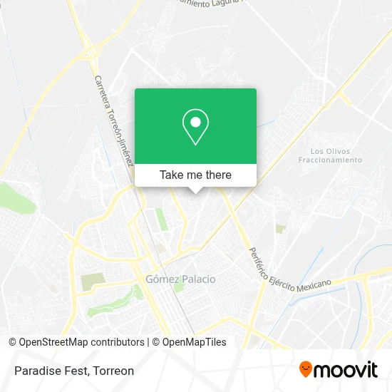 Paradise Fest map