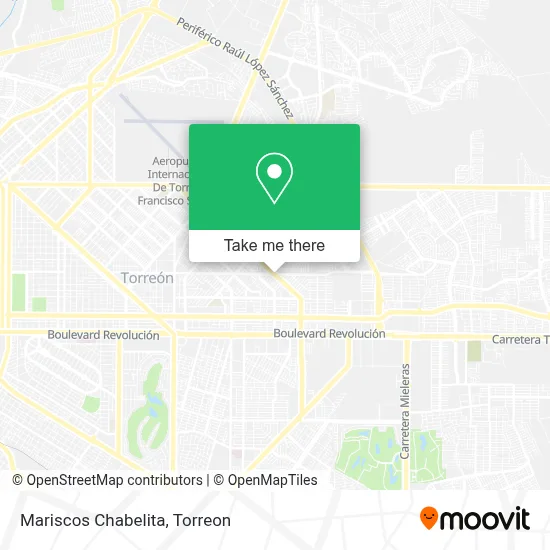 Mariscos Chabelita map
