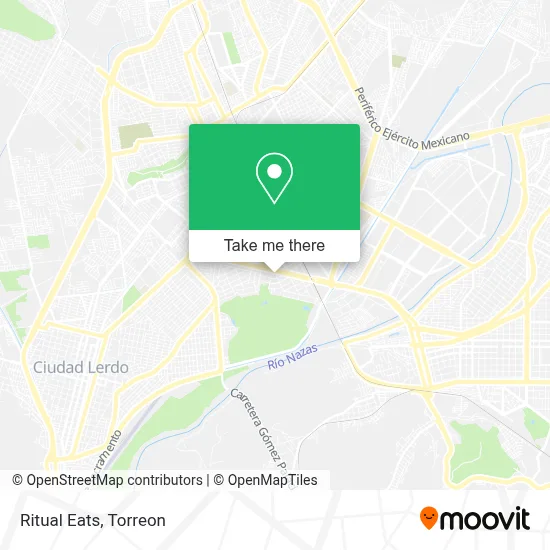 Ritual Eats map