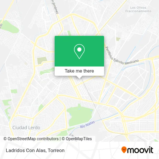Ladridos Con Alas map