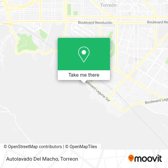 Autolavado Del Macho map
