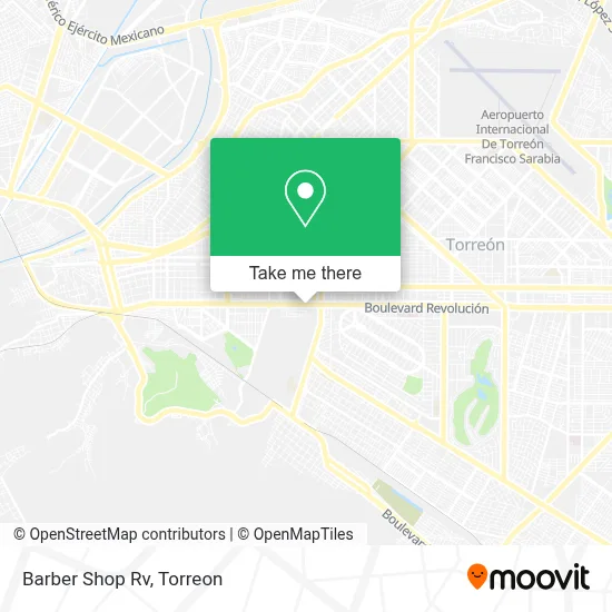 Barber Shop Rv map