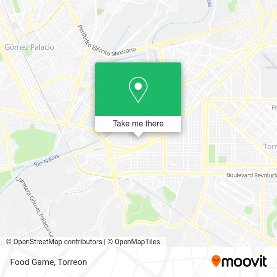 Food Game map