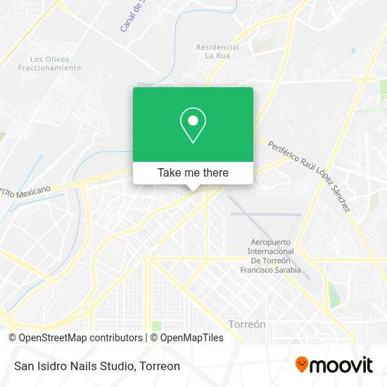 San Isidro Nails Studio map