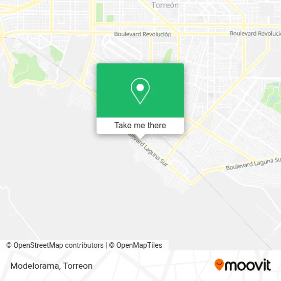 Modelorama map