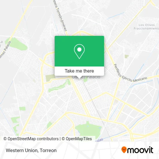 Western Union map