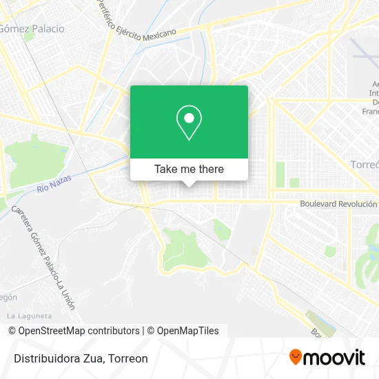Distribuidora Zua map
