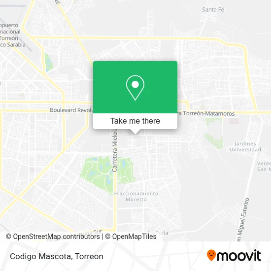 Codigo Mascota map