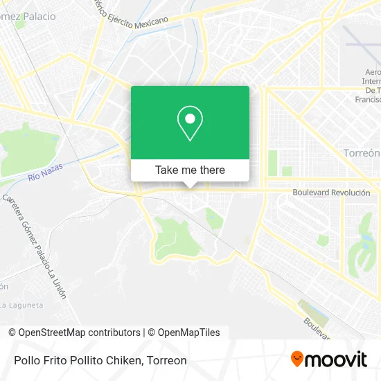 Pollo Frito Pollito Chiken map