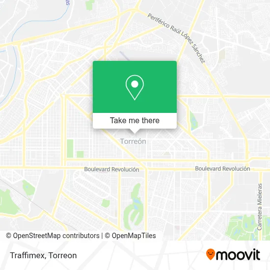 Traffimex map