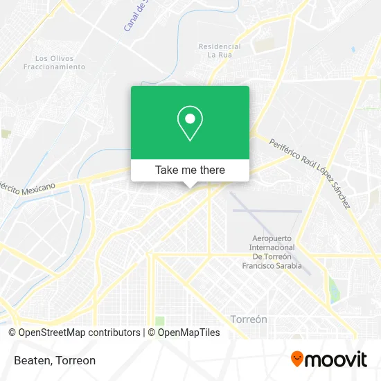 Beaten map