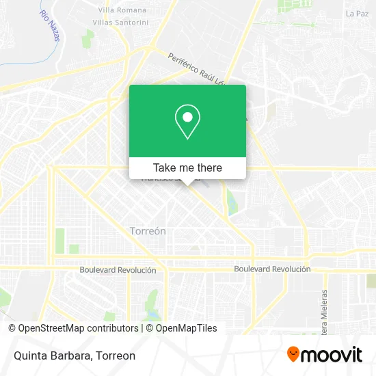 Quinta Barbara map