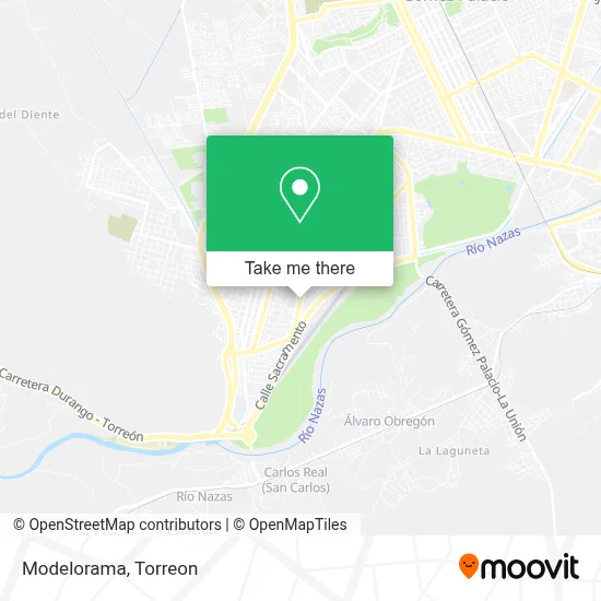 Modelorama map