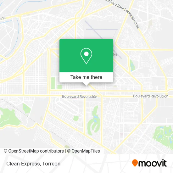 Clean Express map