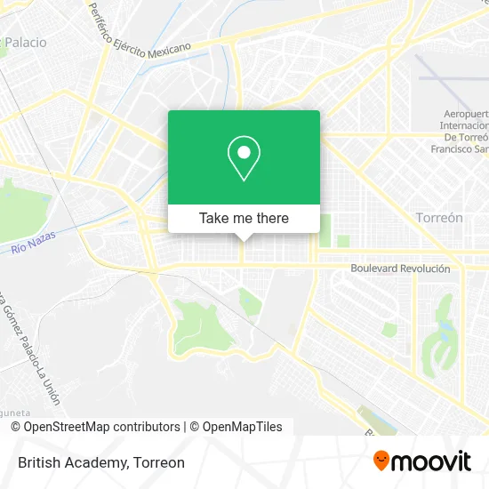 British Academy map