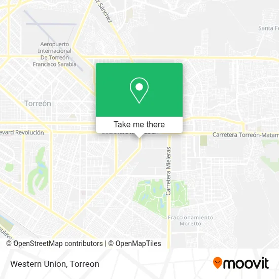Western Union map